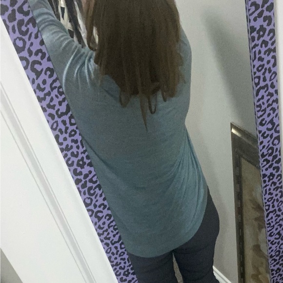 Land & Sea West Coast Apparel The Second Chance Cardigan Teal Aqua Shrug Stripes - Picture 2 of 7